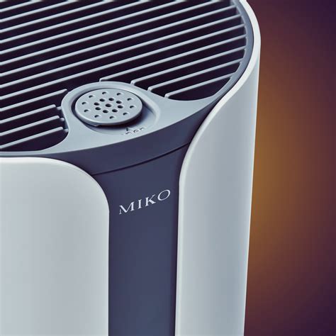 Compact Hepa Air Purifier With Essential Oil Amplifier Miko Touch Of Modern