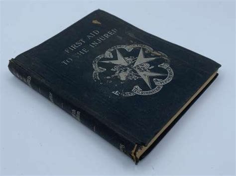 Ww1 To Ww2 St John Ambulance Book First Aid To The Injured