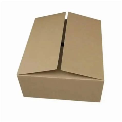 Double Wall 5 Ply Plain Brown Corrugated Packaging Box At Rs 40 Piece