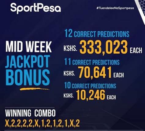 Sportpesa Midweek Jackpot Result Bonuses And Winners This Weekhere Is