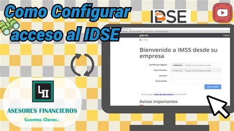 Como Configurar Acceso Al IDSE Como Entrar Al IDSE YouTube