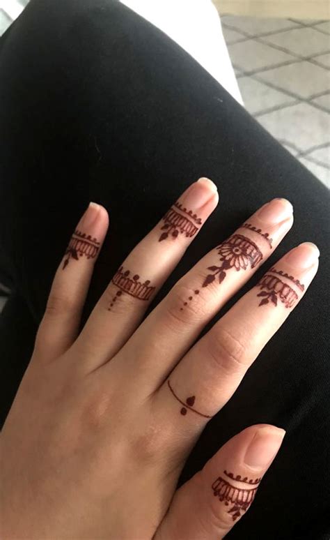 Minimal Henna Designs Leave Lace Henna On Fingers I Take You