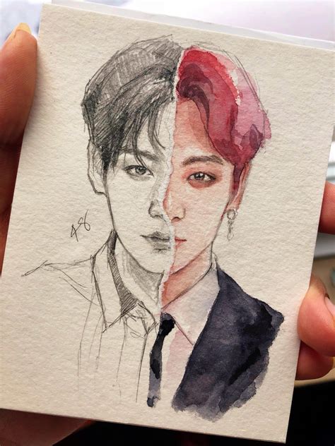 Es Lo M S Hermoso Que E Visto Hoy Kpop Drawings Bts