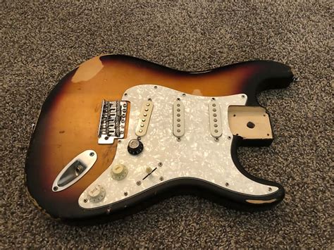 Loaded Fender Squier Heavy Relic Stratocaster Strat Reverb Canada