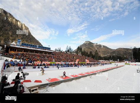 Bersicht Chiemgau Arena Mit Schie Stand Und Trib Ne Biathlon Km