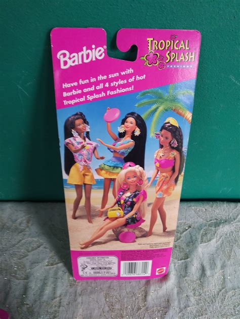 Mattel Vintage 1990 S Tropical Splash Barbie Doll Clothes Etsy Uk