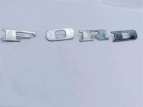 Emblema Ford Letras Cofre Pickup Metal Meses Sin Inter S