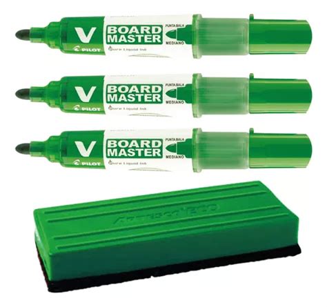 Marcadores Para Pizarra Pilot Wbma Verde Pack X U Mota Mercadolibre