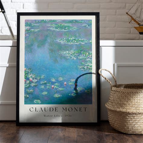 Claude Monet Water Lilies, Claude Monet Print, Claude Monet Art, Nature ...