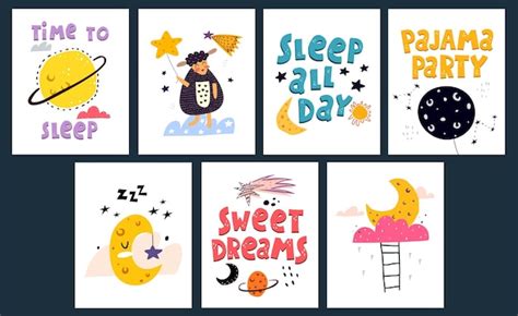 Premium Vector | Good night illustrations