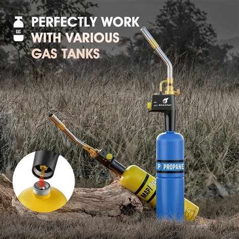 Snapklik Propane Torch Head High Intensity Mapp Gas Torch Kit Map