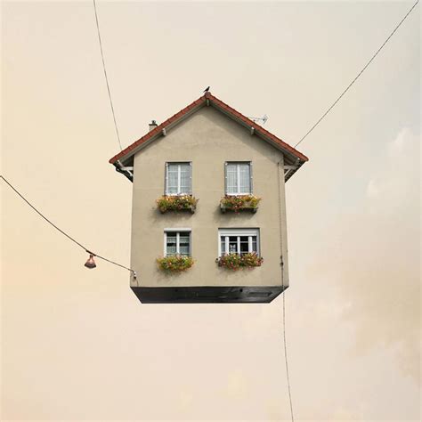 Laurent Chéhères Airborne Architecture Series Sees French Houses Fly