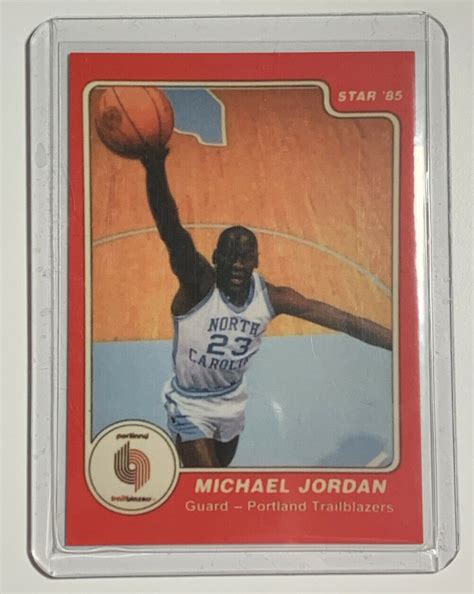 Rare Michael Jordan Star Company Error Rookie Promo Card Portland