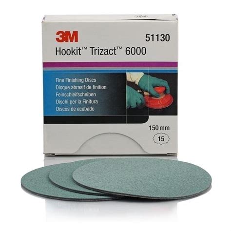 3m 51130 Trizact Fine Finishing Discs P6000