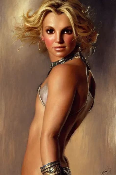 Detailed Portrait Of A Beautiful Britney Spears Stable Diffusion