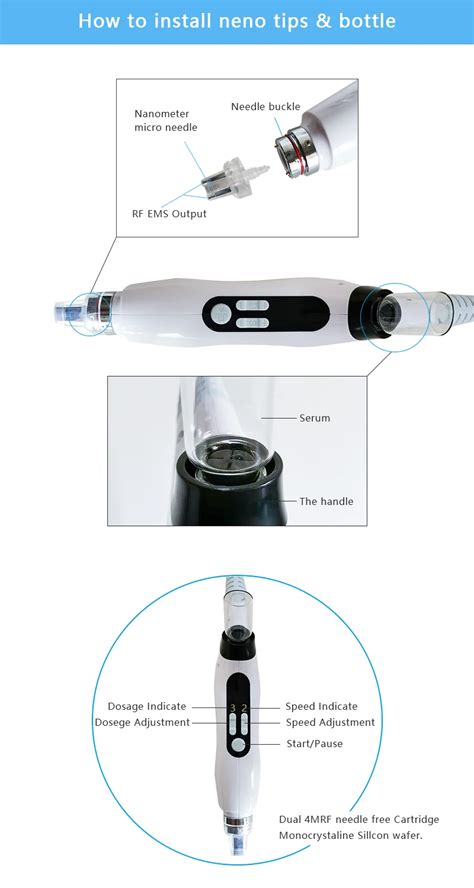 Mesotherapy Meso Gun Ems Rf Nano No Needle Mesotherapy Machine In