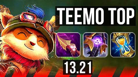 Teemo Vs Darius Top Rank 4 Teemo 300 Games Euw Grandmaster 13