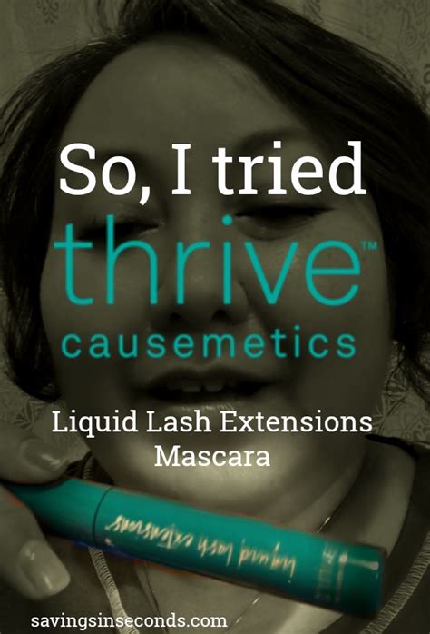 Thrive Causemetics Liquid Lash Extensions Mascara review + $10 off $50 ...