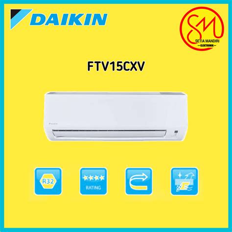 Jual AC DAIKIN FTV 15 CXV 1 2 PK STANDARD MALAYSIA Shopee Indonesia