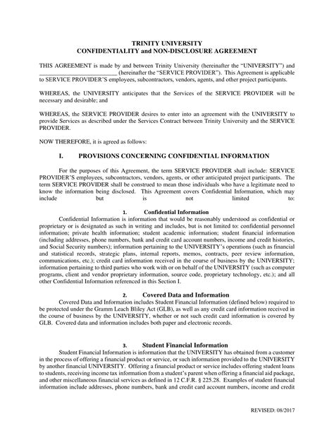 Non Disclosure Confidentiality Agreement Examples Format Pdf Tips