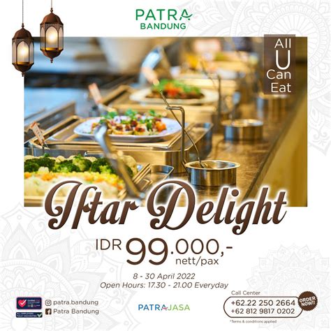 Paket Buka Puasa Di Patra Bandung Hotel Nikmati Sajian Menu Khas