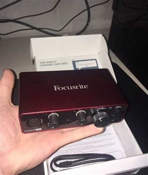 Focusrite scarlett solo 3rd gen Festima Ru частные объявления