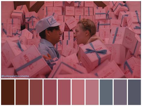 Color Palette Cinema On Instagram The Grand Budapest Hotel 2014