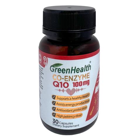 COENZYME Q10 100mg With Flaxseed Oil 30 Capsules