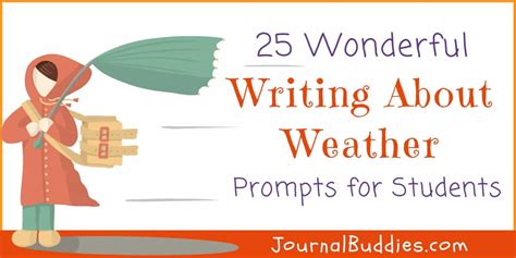 25 Writing About Weather Prompts For Students