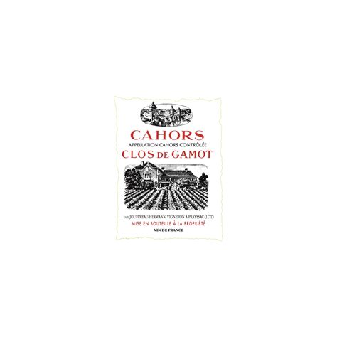 2015 Clos de Gamot Cahors Cuvée des Vignes Centenaires Medium Plus