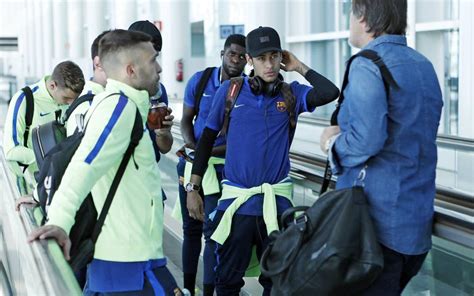 Squad arrive in Málaga