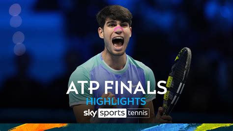 Carlos Alcaraz v Andrey Rublev | ATP Finals Highlights | Tennis News ...