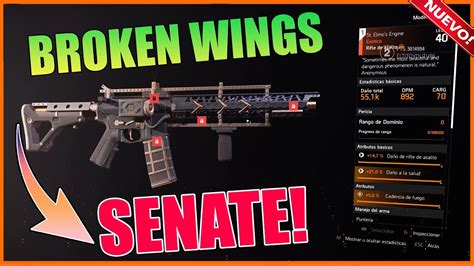 NUEVA M4 EXOTICA SENATE The Division 2 Broken Wings YouTube