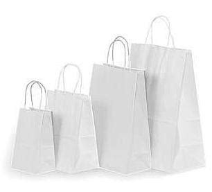 White Craft Paper Bag Size: 8 X 10 X 3 at Best Price in Kolkata | Ds ...