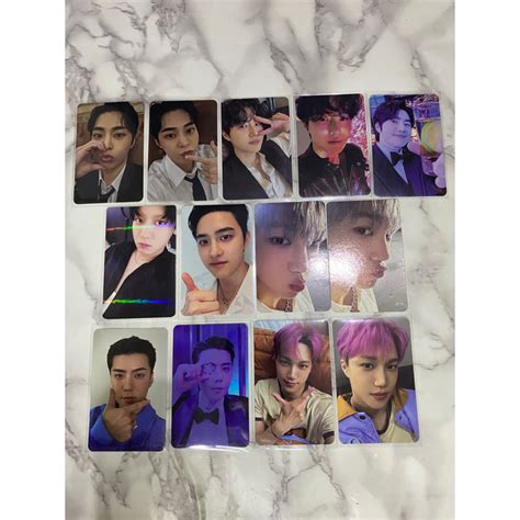 Exo Exist Photocard Xiumin Suho Baekhyun Chen Chanyeol Kyungsoo