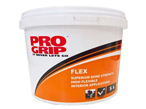 Pro Grip Pre Mix Flexible Tile Adhesive - 5 Lt