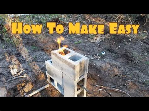 Diy Rocket Stove Build A Rocket Rocket Stoves Jet Stove Cinder