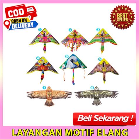 Jual Layangan Eagle Mainan Layang Layang Karakter Burung Elang Bukan