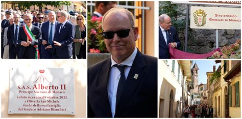 Olivetta San Michele accoglie il Principe di Monaco Alberto II è la