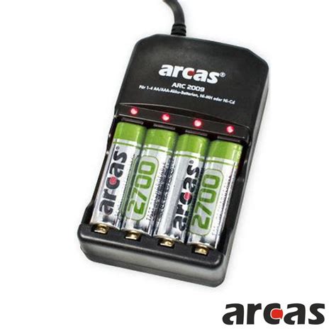 Carregador Universal Aa Aaa Ni Mh Ni Cd Arcas Ledistronica Lda