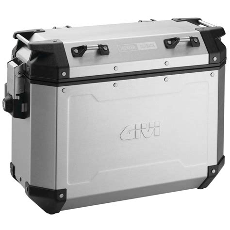 Hard Saddlebags Givi Outback 37 Liter Silver Left Side Case