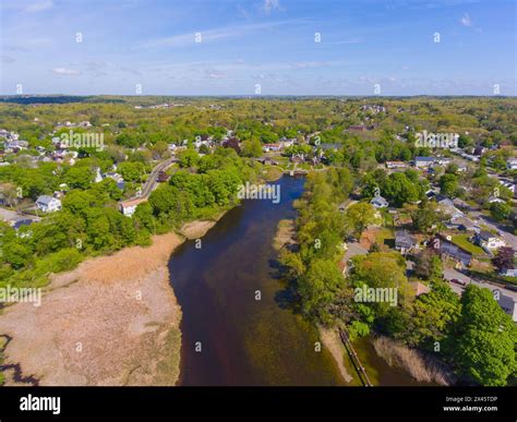 Saugus Iron Works National Historic Site Aerial View From Saugus River