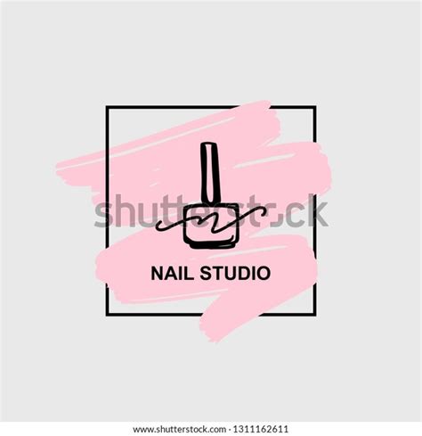 Vector Logo Manicure Beauty Studio Illustration Stock Vector (Royalty Free) 1311162611 ...