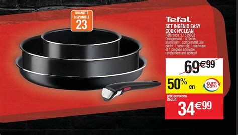 Promo Set Ing Nio Easy Cook N Clean Tefal Chez Cora Icatalogue Fr