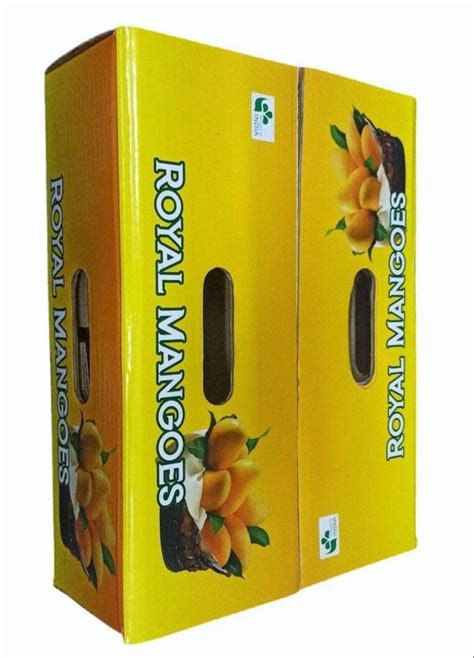 Single Wall 3 Ply Fruit Packaging Printed Corrugated Box At Rs 45 Kg In