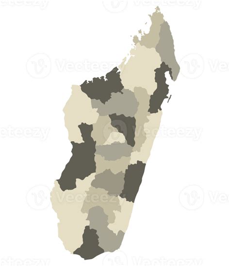 Madagascar Mapa Mapa De Madagascar En Administrativo Provincias En