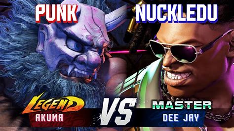 Sf Punk Akuma Vs Nuckledu Dee Jay High Level Gameplay Youtube