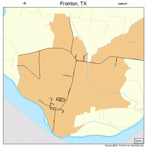 Fronton Texas Street Map 4827744