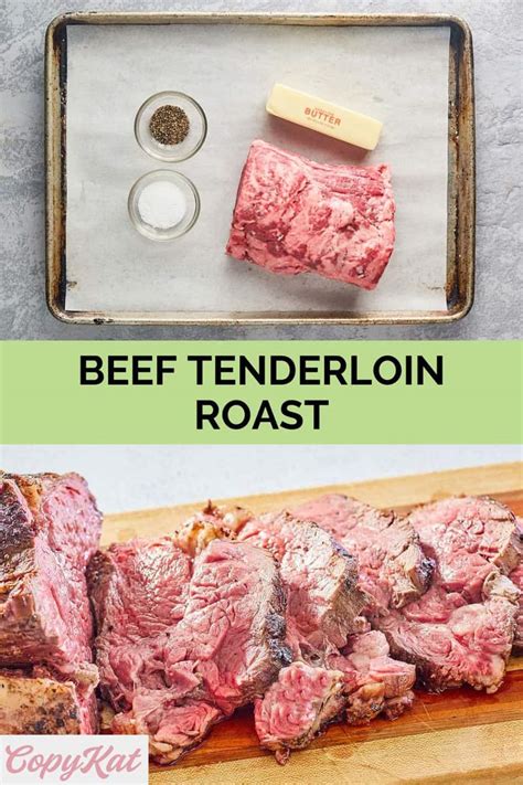 How To Roast A Beef Tenderloin In The Oven Copykat Recipes