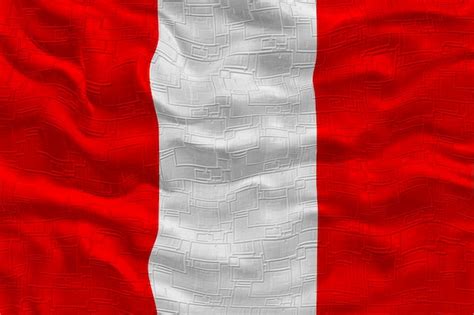 Premium Photo | National flag of peru background with flag of peru